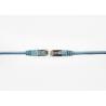 500MHz SSTP Cat6A Patch Cord RJ45 Blue Snagless Ethernet Network Cable