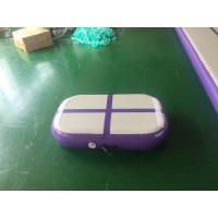 China Professional Air Jumping Track Purple Inflatable Air Board Air Block For Gymnastics on sale
