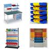 Small Parts Storage Solution Virgin Plastic PP Stack Hang Bins For Organizing Storage Boxes & Bins For Tool & Packaging Use