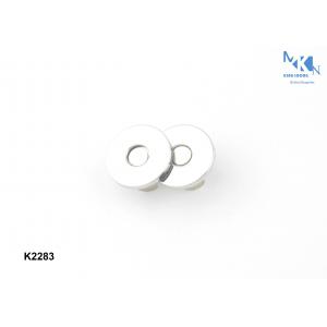 China Ultrathin Half Cover Magnetic Button Closure , Handbag Clasps And Closures supplier