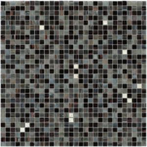 Fashion low-key luxury with shine gold line glass mosaic mix pattern