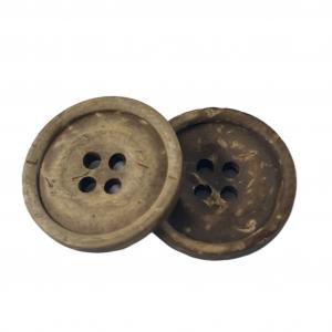 Coconut Natural Material Buttons 4 Hole Apply For Knitting And Jewelry Crafts Sewing