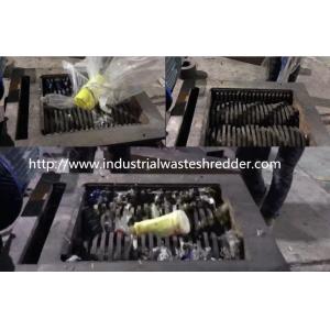 China Small Plastic Bottle Shredder Low Noise , 300kg / Hr Water Bottle Shredder supplier