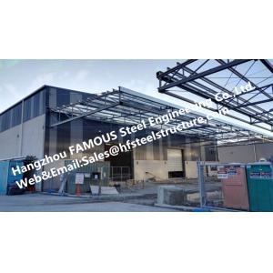 China Galvanized Black Prefabricated Steel Structures Steel Sandwich Panel Cladding System supplier