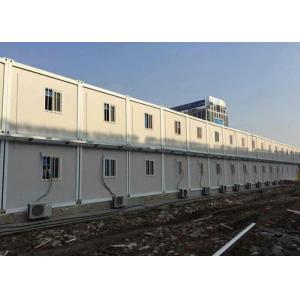 China Temporary Custom Container House Environment Friendly Aluminum Frame Door supplier