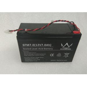 Solar Lamp Gel Lead Acid Battery , Wire Terminal 7Ah 12V Deep Cycle Gel Battery