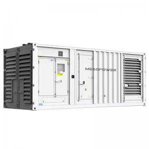 Powered By MTU 1250 KVA 1000 KW Silent Type Diesel Generator Set Sound Proof Generator