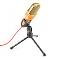 China Microphone 3.5mm Plug Home Stereo MIC Desktop Tripod For PC YouTube Video Record on sale