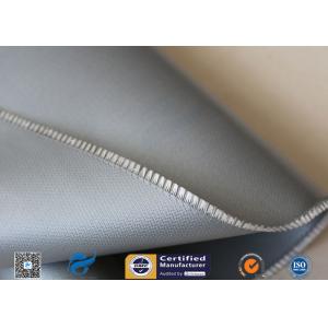China Grey 0.5mm 510g Silicone Coated Fiberglass Fabric For Expansion Joint supplier