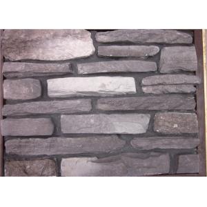 China Multi - Shape Concrete Brick Veneer , Artificial Faux Stone For Outside Of House supplier