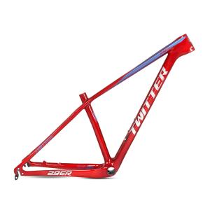 China LEOPARDO pro T800 através da suspensão completa 148mm do quadro 29er do eixo MTB vermelho supplier