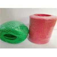 China PP Split Film Polypropylene Baling Twine , Hay Bale Twine Blue Color on sale