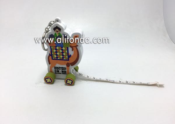 hot sale Promotional cartoon 3d camel animal measuring tape,custom tape measure