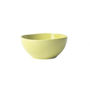 Shine Color Glazed Deep Soup Bowls , Irregular Embossment Ceramic Mixing Bowls 6.5"