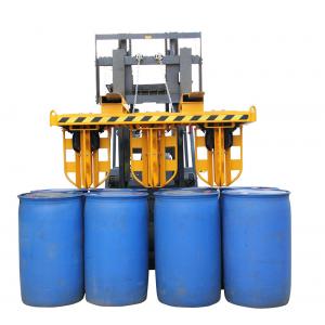 Hydraulic Clamp Stacker for Crane And Forklift 6 Drums Once , Drum Forklift Attachment