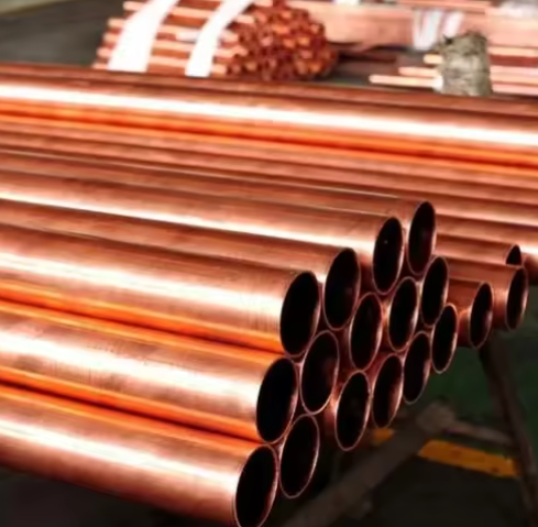 China Red Copper Tube Seamless Pipes in TU0 TU1 TU2 Bending Cutting Welding Services Offered wholesale