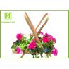 Unique Bamboo Plant Pot Hanging Flower Box , Bamboo Flower Containers Customized