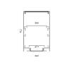 China canal de aluminio llevado 6063 100lm/W con la cubierta para hacia arriba y hacia abajo encender perfil llevado wholesale