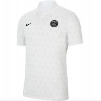 Slim fit Paris St Germain Printed Psg Polo T Shirt White