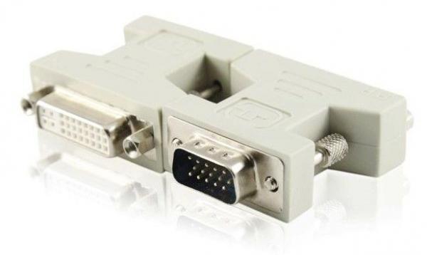 DVI to VGA DVI-I(24+5) female to D-Sub 15P male Adapter Converter