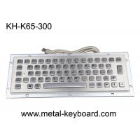 China IK10 USB 65Keys Industrial Panel Mount Keyboard 0.5mm Travel on sale