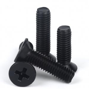 China Class8.8 Zinc Plated ZYP HDG Countersunk Screw Bolts Cross Head Screw supplier