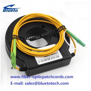 China OTDR Lunch Cable E2000/APC-LC/APC 1km SM Fiber Optic Test Cable Small Box E2000 APC To LC APC OTDR supplier