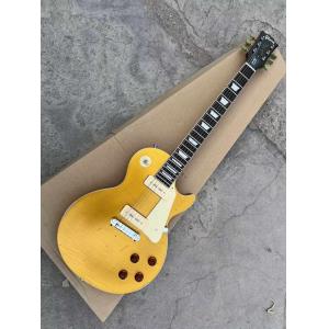 Custom GB Les Paul LP Style Electric Guitar with Mahogany Gold Body Maple Neck Customized Guitar