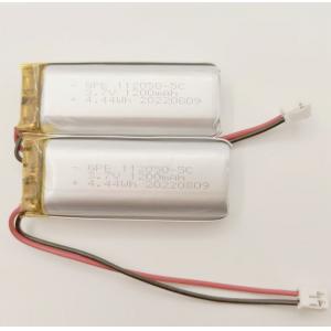 China Rechargeable 5C Li Polymer Battery , 3.7V 1200mAh Li Poly Battery Pack supplier