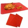 Christmas Chicken Pyramid Silicone Baking Mat, Fodd Grade Heat Resistant Pyramid