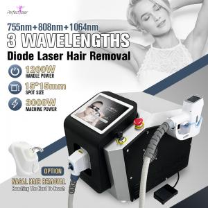 China 755nm 808nm 1064nm Diode Laser Machine For Hair Removal Soprano Permanent supplier
