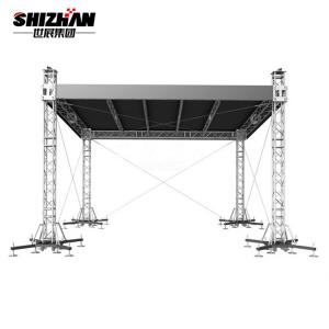 Aluminum Outdoor Stage Roof Truss With Portable Stage