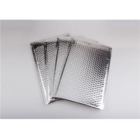 China Self Seal Silver Metallic Bubble Mailers , Bubble Wrap Envelopes Recyclable on sale