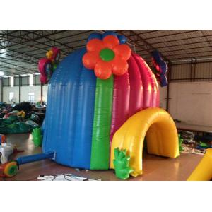 China Colourful Blow Up Party Tent Wind Resistant , Outdoor Amusement Park Blow Up Event Tent supplier