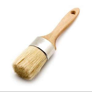 Natural Boar Hair Industrial Cleaning Brushes 20.5cm Wax Brush For Chalk Paint