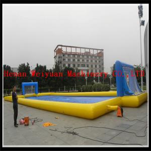 China CUSTOMIZED best quality water inflatable soap football for summer supplier