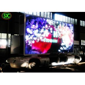 China Video Outdoor Mobile Truck Led Display , Trailer / Vehicle Mobile truck mounted led screen supplier