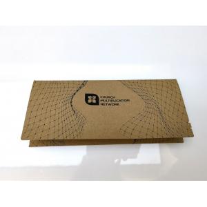 Self Adhesive Packaging Accessories , Kraft Paper Envelope 1C Spot UV Pinting OEM