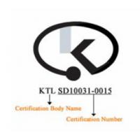 China Korea EK Certification South Korea's mandatory electrical product safety certification system on sale