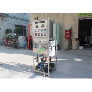 China FRP / SS304 RO Seawater Desalination Equipment , Reverse Osmosis Water Treatment System supplier