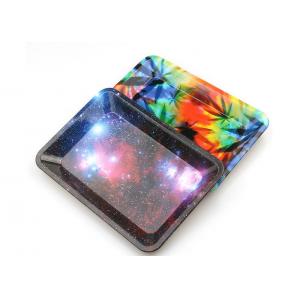 Smoking Pipe Accessories 180 * 125mm Star Weed Leaf Cigarette Tray