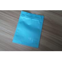 China Mylar Foil Zip Lock Bag Small Plain Seed / Spice / Powder / Flour Packaging Pouch on sale