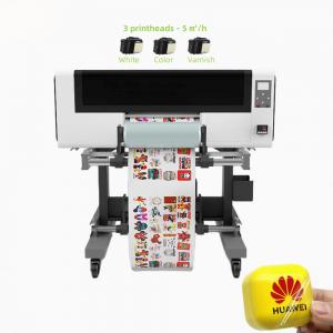 China UV DTF Printer Roll Laminator A3 Printing Machine Stickers Printer TX800 Three Heads Roll To Roll Inkjet Printer supplier