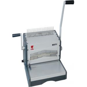 China Máquina de atascamiento del calendario de pared MS8701 con las manijas, máquinas del lazo del sacador de la oficina del papel A3/A4/A5 on sale