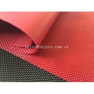 Solution Dyed Red Coating Waterproof Oxford Fabric For Bag And Luggage