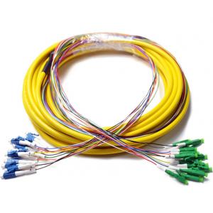 1-3m Lc To Lc Fiber Patch Cord , Yellow Jacket Breakout Cable Simplex Patch Cord