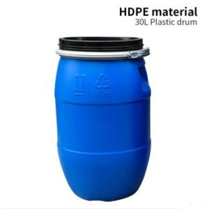 China 30L Chemical Storage Containers HDPE 30 Litre Barrel With Locking Ring ISO9001 supplier