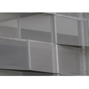 Corrosion Resistance Decorative Perforated Metal , Decorative Sheet Metal Panels Kinetic Facade Waves