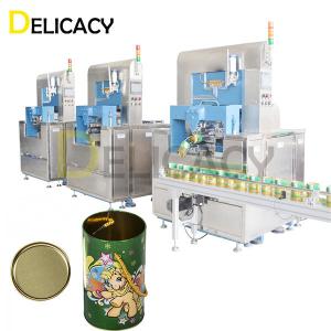 Efficient Can Closure Seaming Machine For Christmas Gift Tin Box Tin Can Making