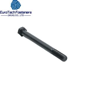 Black Hex Head Bolt Din 931 Grade 8.8 12.9 M16x50 M22 M24 M30 M33 M36 Stainless Steel